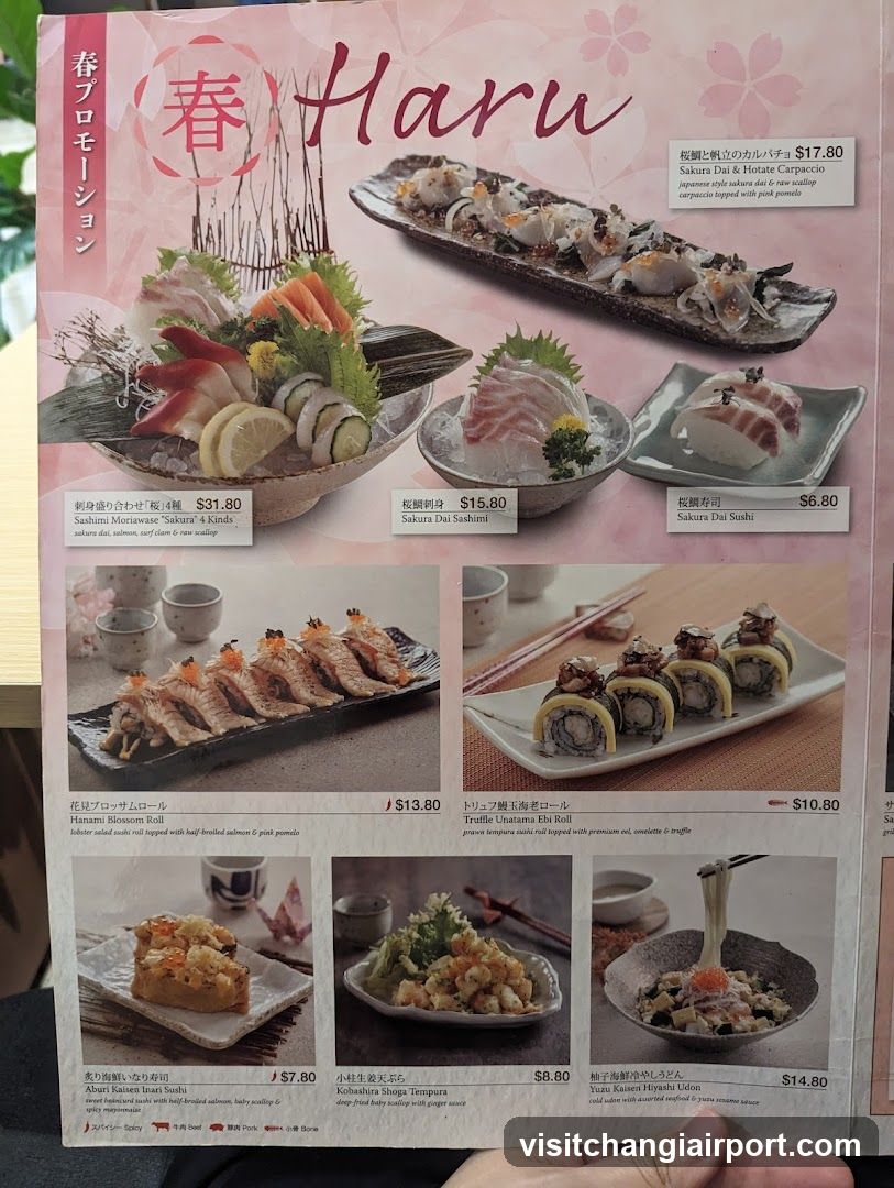 Haru Menu