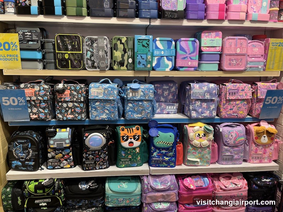 Lunchbox and Backpack Display