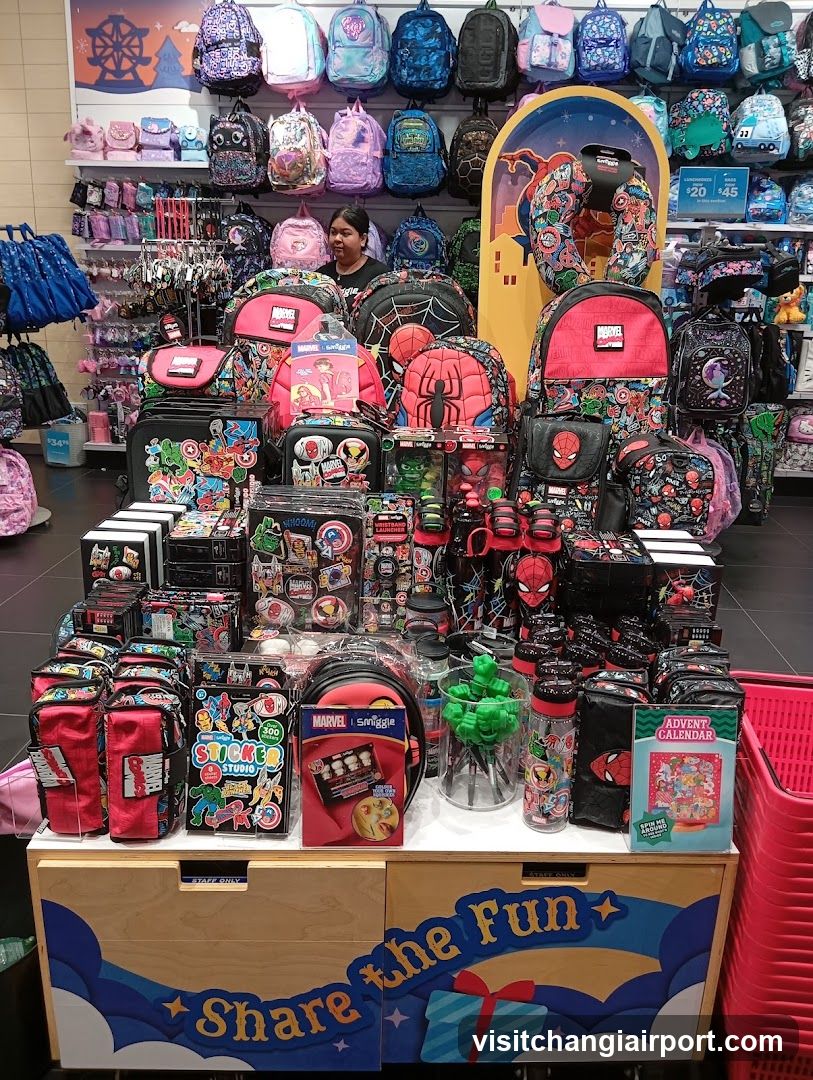 Backpack and School Supplies Display