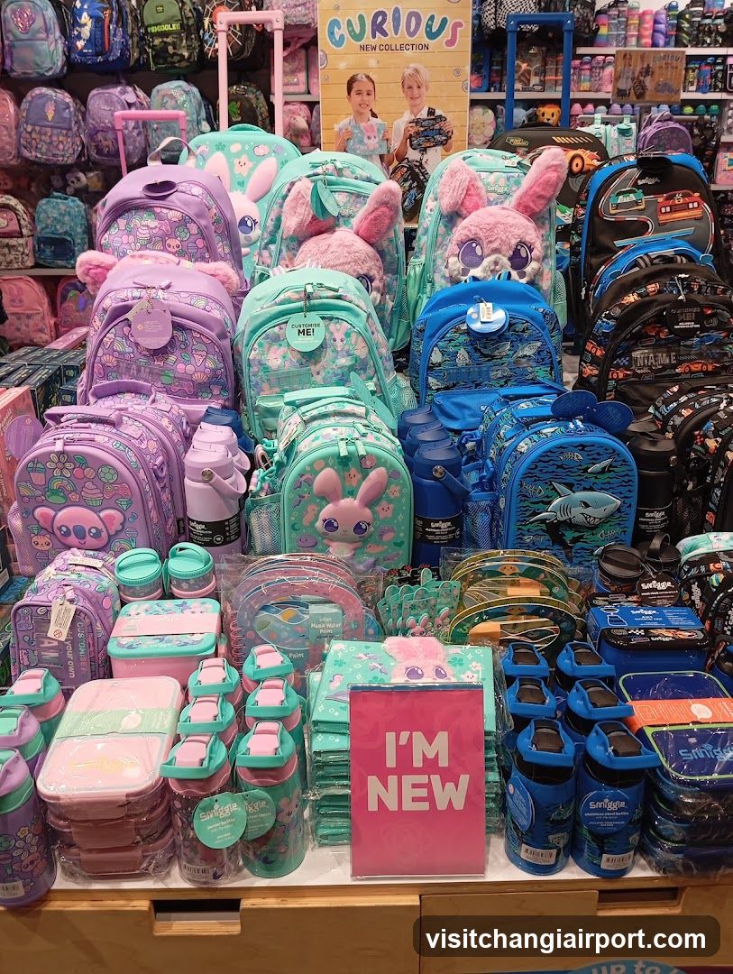 Backpack and School Supplies Display