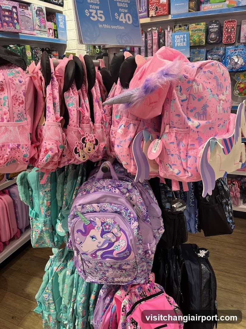 Unicorn Backpack Display