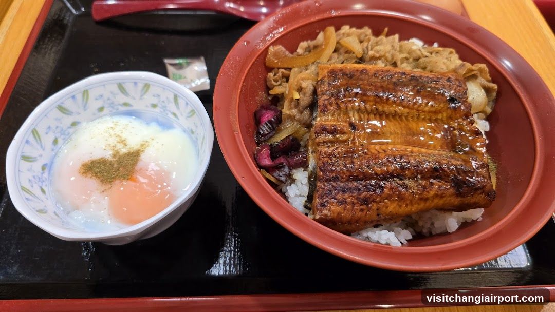 Eel Rice Bowl with Egg Soup