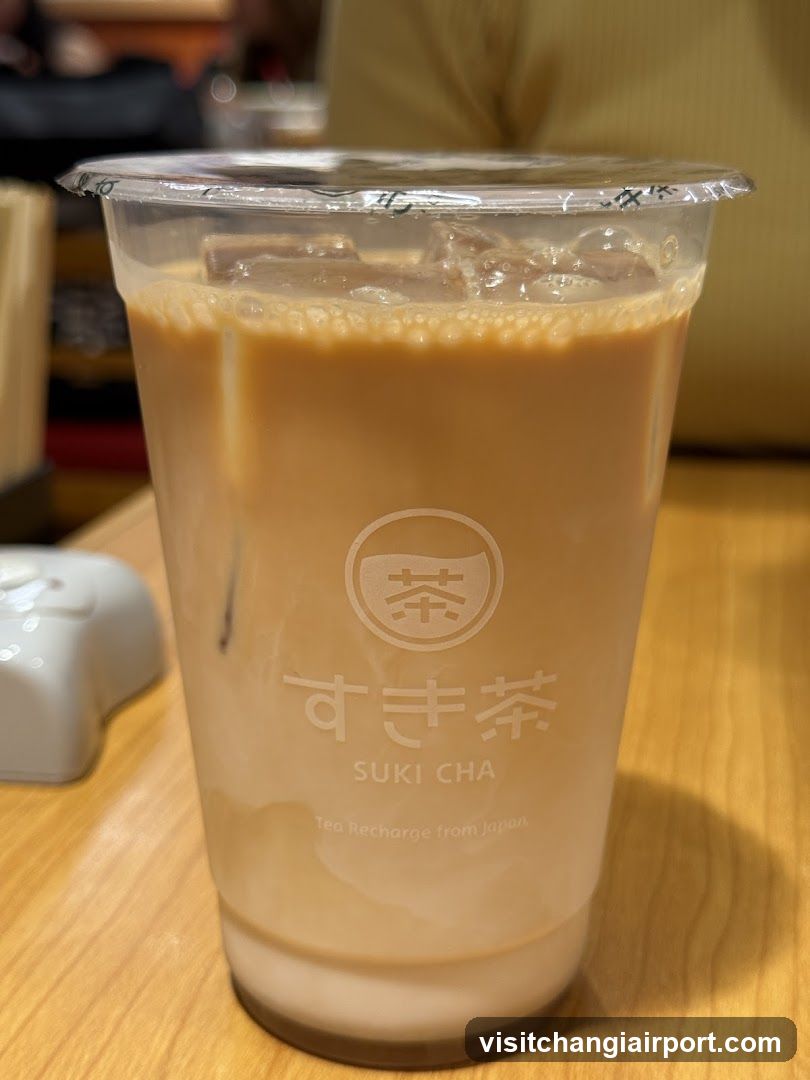 Iced Milk Tea from Suki Cha