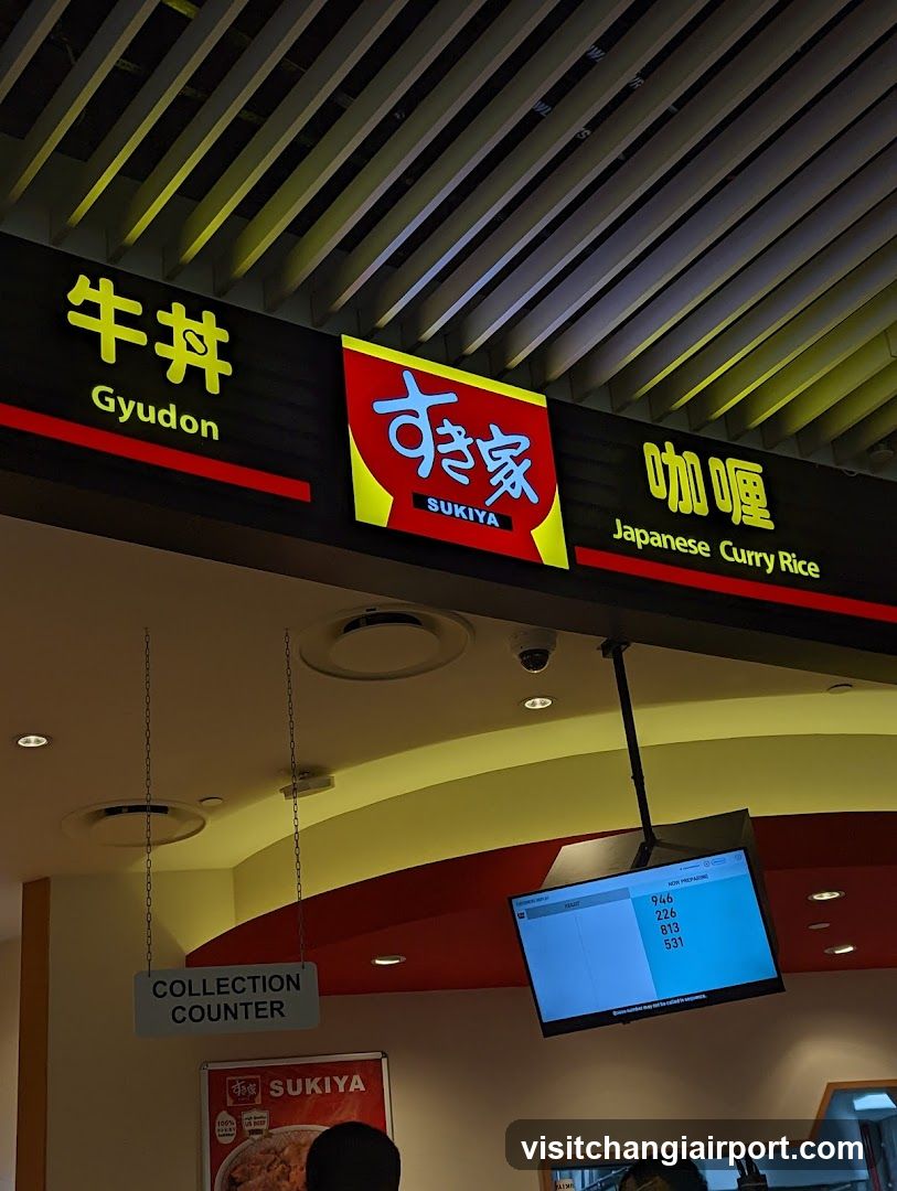 Sukiya Restaurant Interior Signage