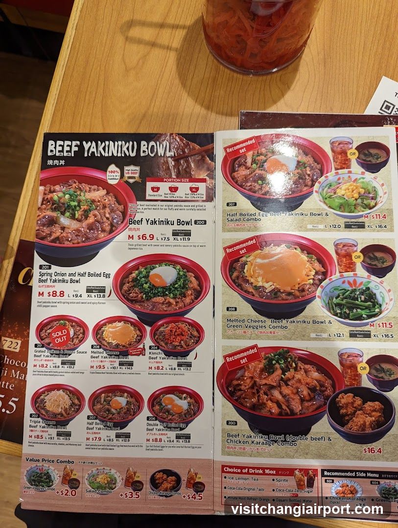 Beef YakiniKu Bowl Menu