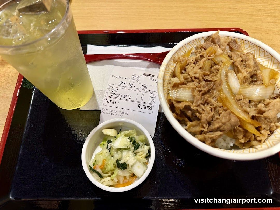 Bento Meal with Receipt
