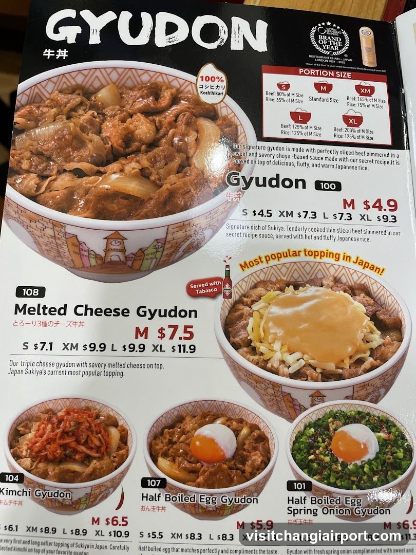 Gyudon Menu Board