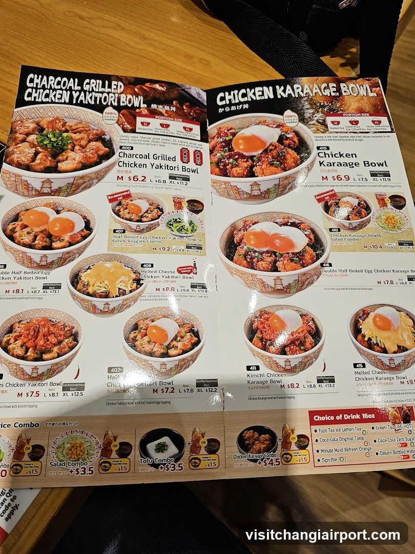 Chicken Karage Bowl Menu