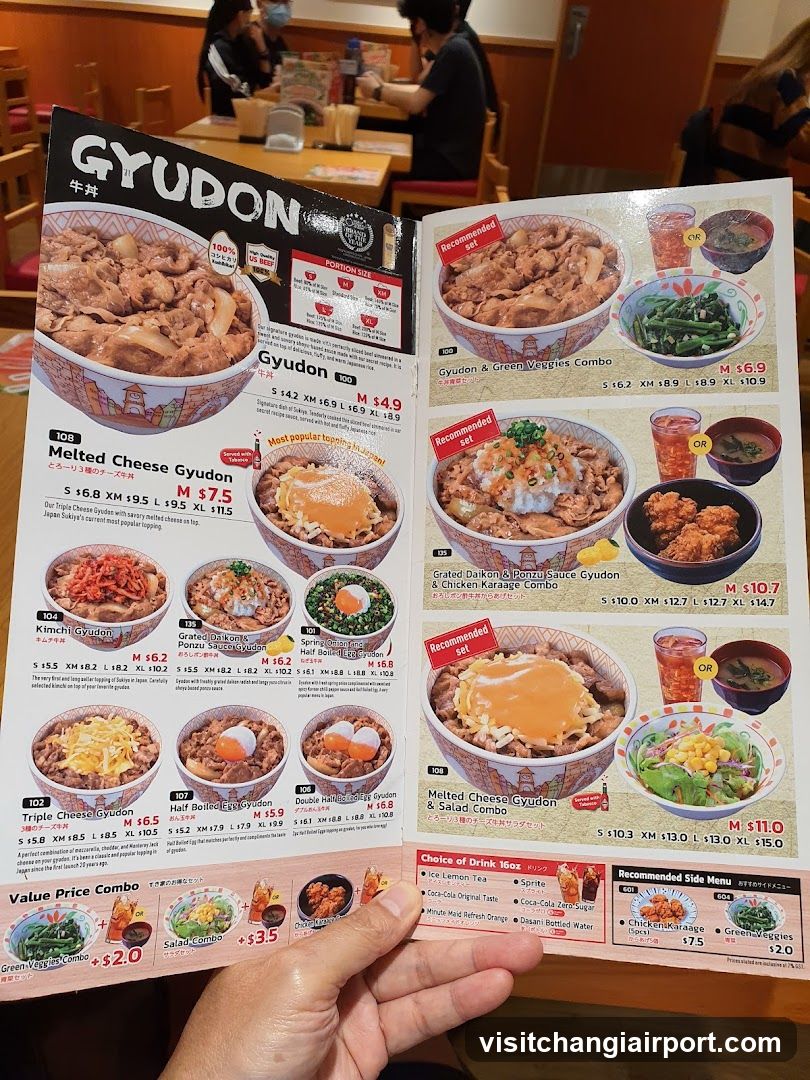 Gyudon Menu