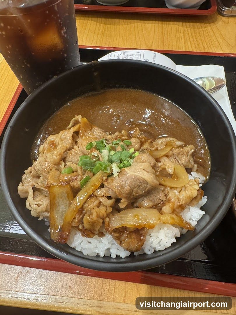 Curry Rice Bowl with Green Onions