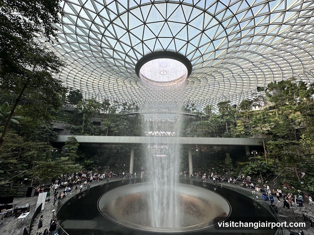 The Jewel Changi Airport Waterfall
