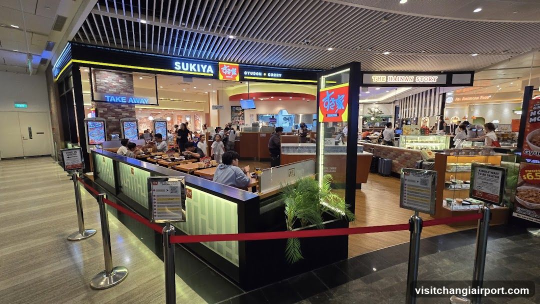 Sukiya and Hainan Story Food Court