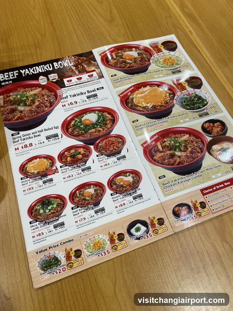 Beef Yakiniku Bowl Menu