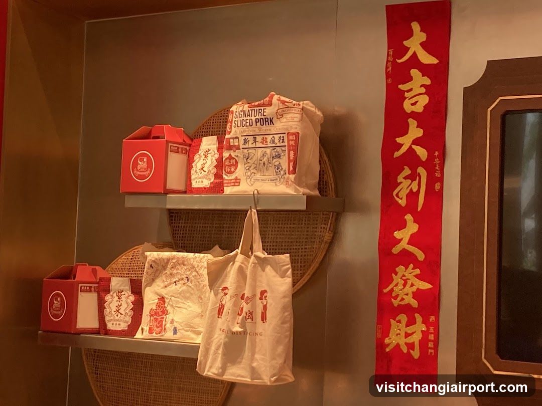 Store Display with Merchandise and Decor