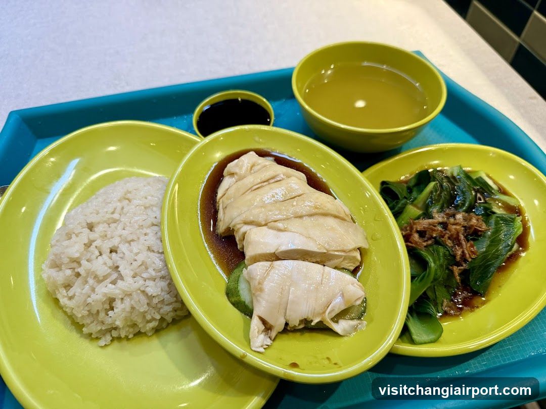 Hainanese Chicken Rice Meal