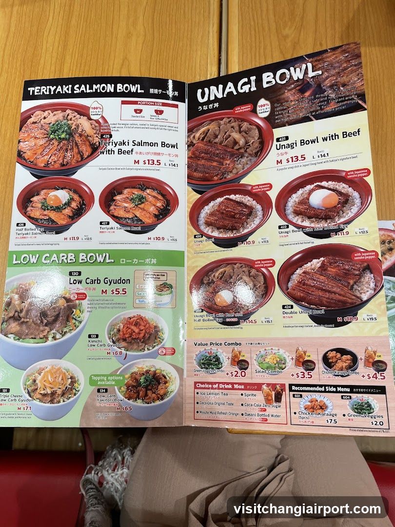 Japanese Restaurant Menu