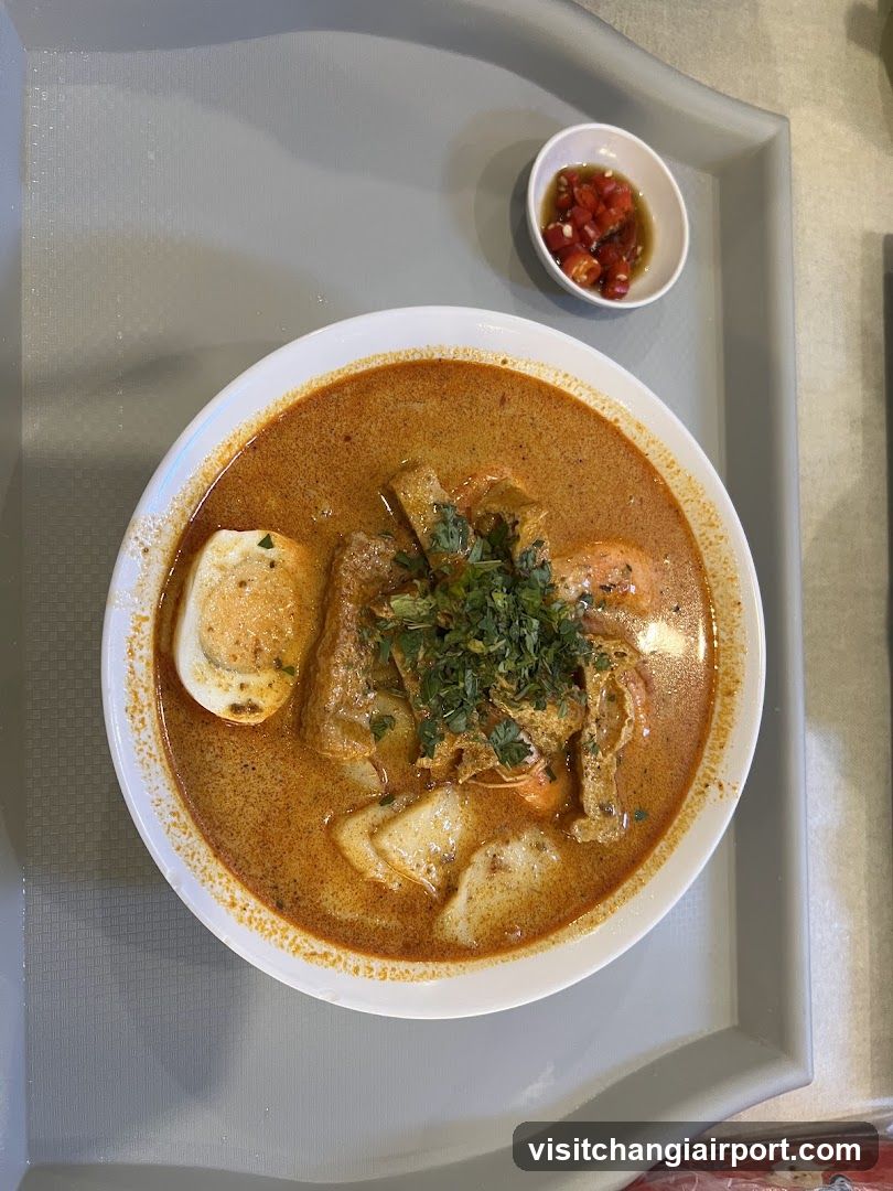 Laksa Bowl with Side Dipping Sauce