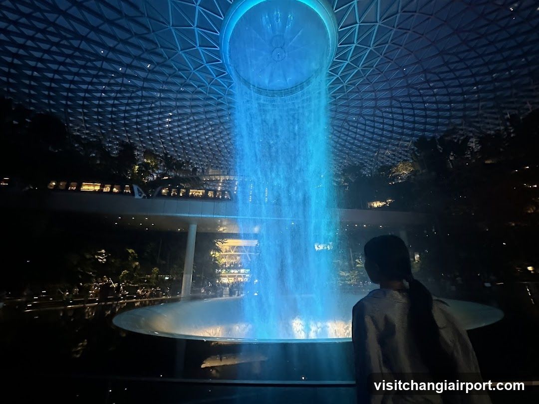 Rain Vortex at Jewel Changi