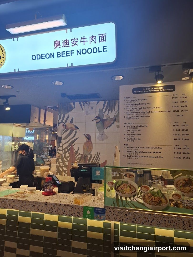 Odeon Beef Noodle Counter Interior