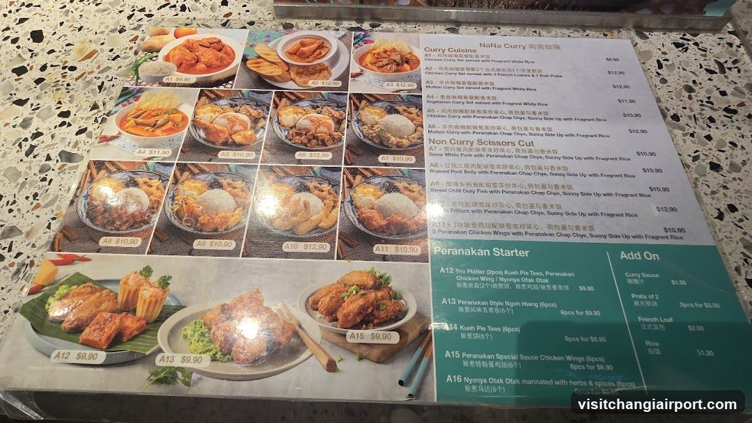 Nunna Curry Menu