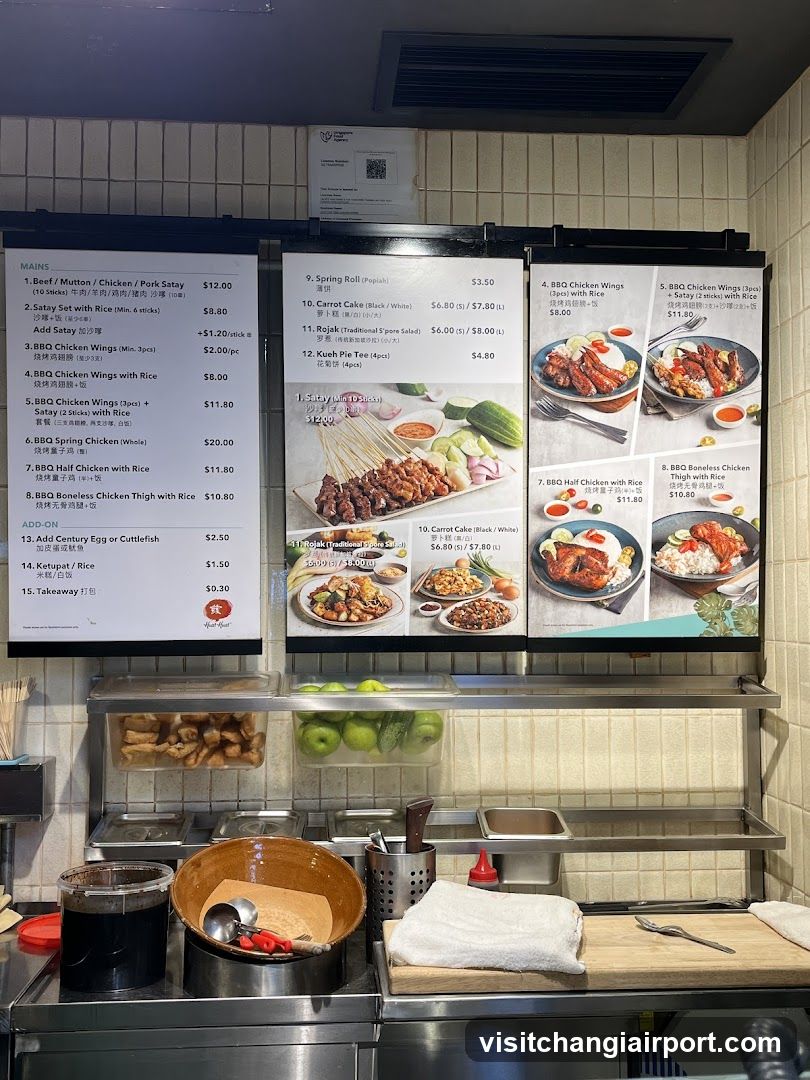 BBQ Chicken Wings Menu Board