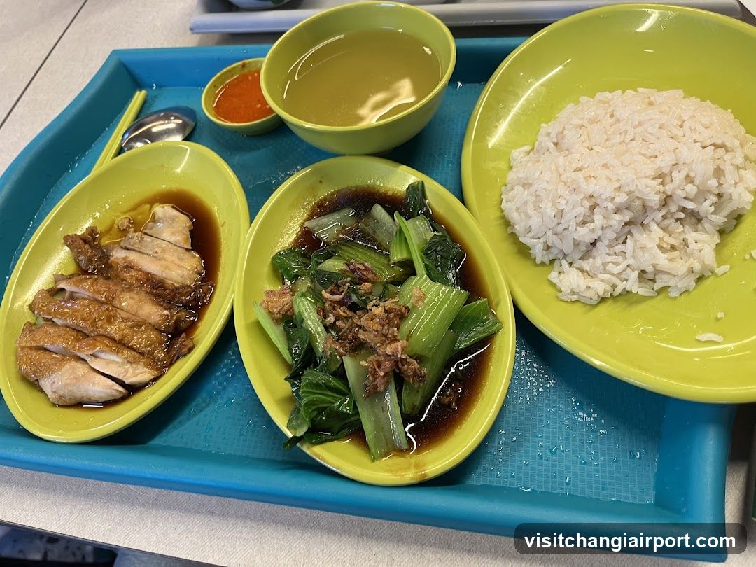 Hainanese Chicken Rice Meal