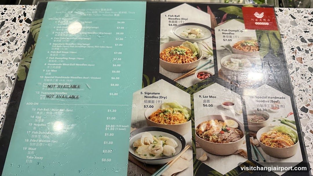 Noodle Menu Board