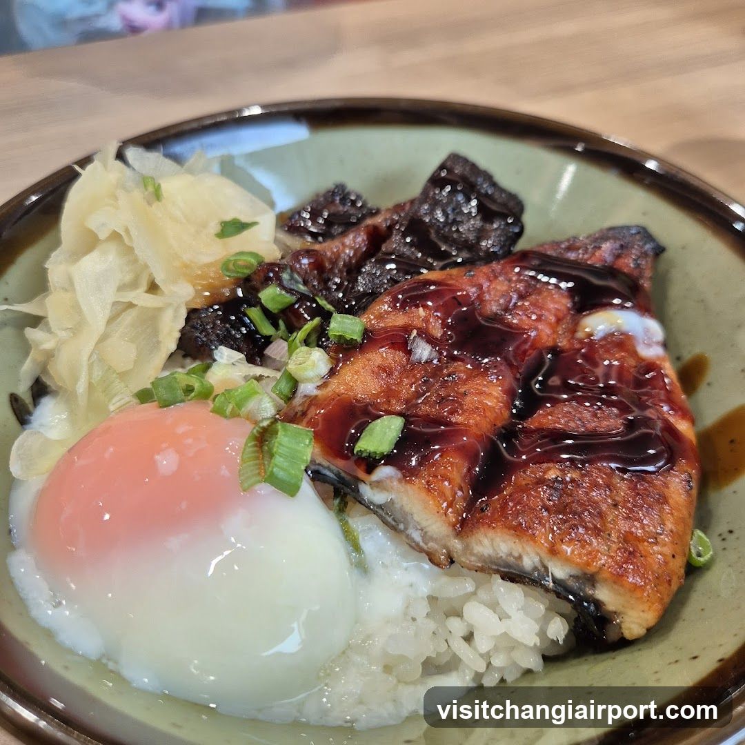 Eel Rice Bowl with Soft-Boiled Egg