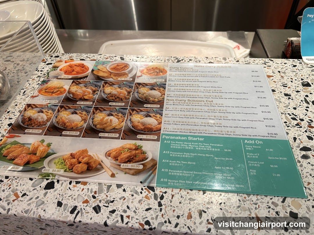 Nasi Curry Menu