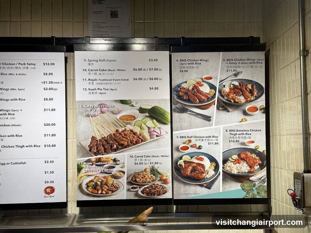 Food Menu Board Display