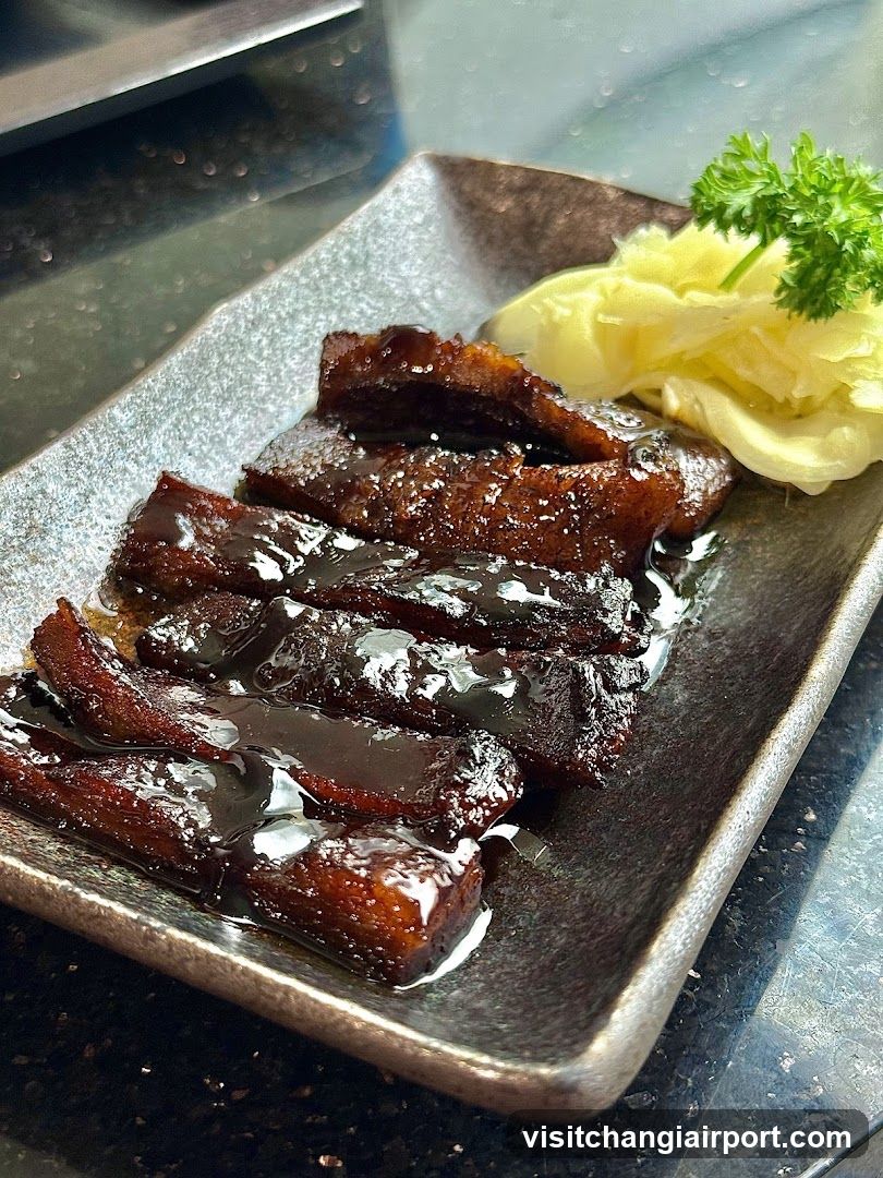 Sauced Meat Slices with Pickled Vegetables