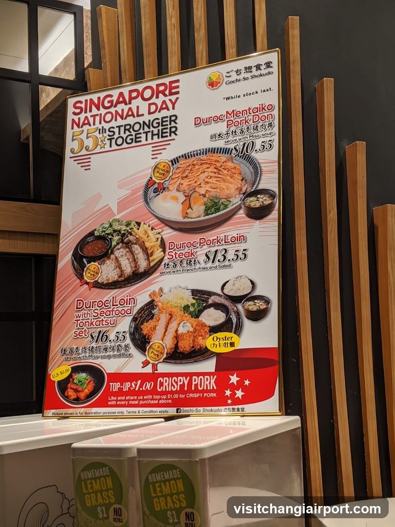 Singapore National Day Menu