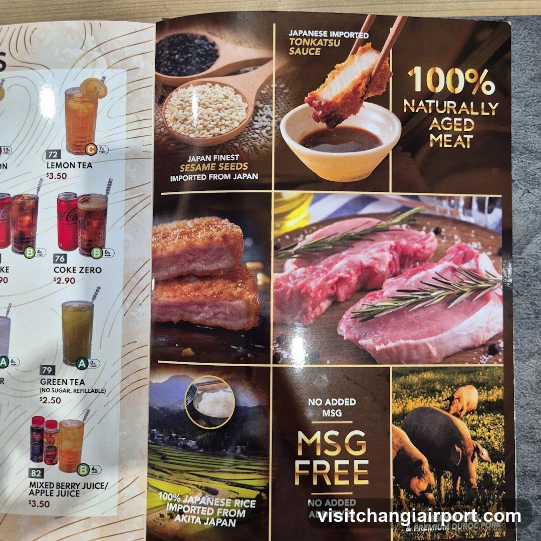 Japanese Restaurant Menu Page
