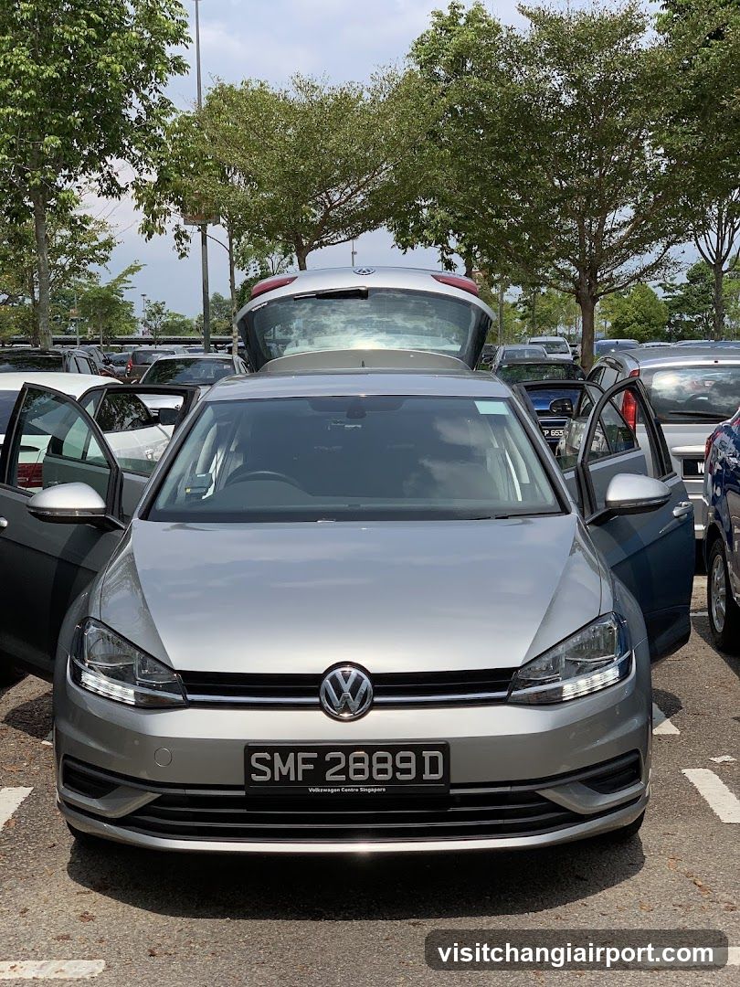 Volkswagen Golf in parking lot