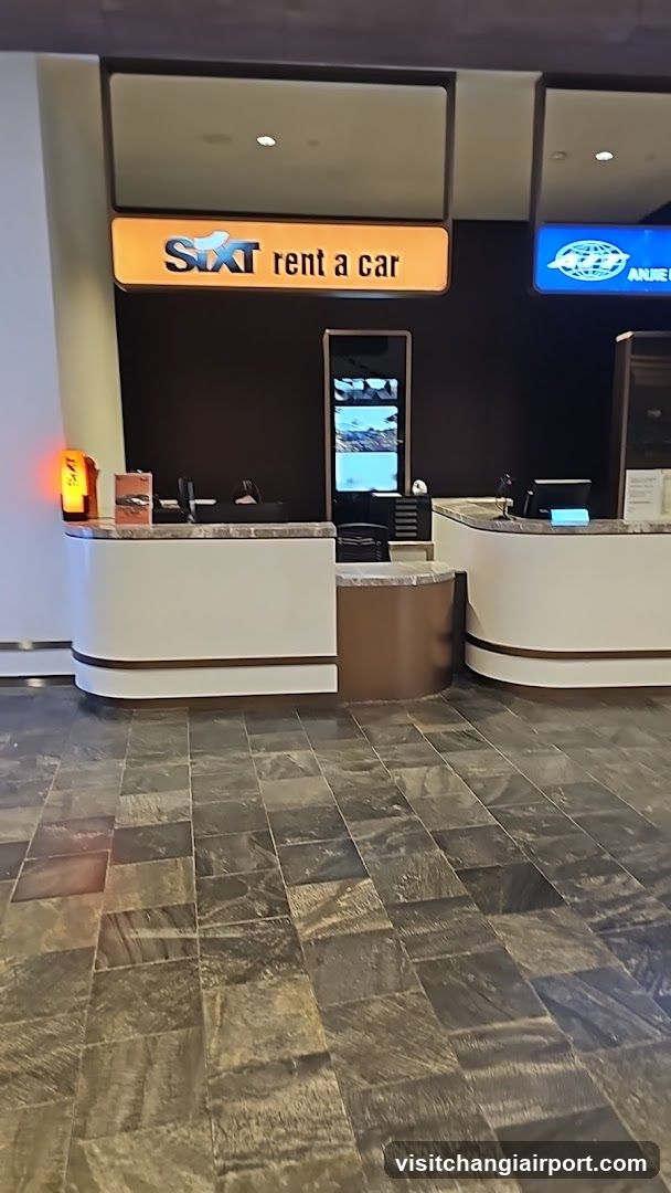 Sixt Rent a Car Counter Interior