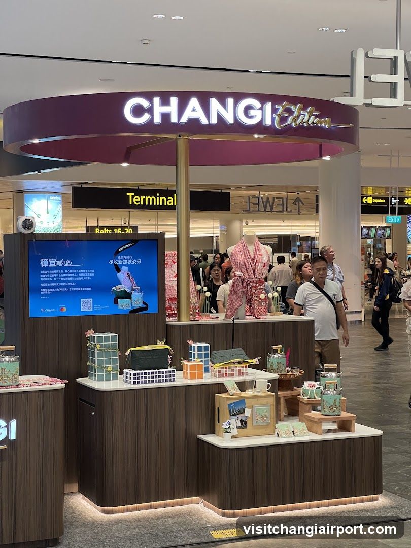 Changi Edition kiosk display