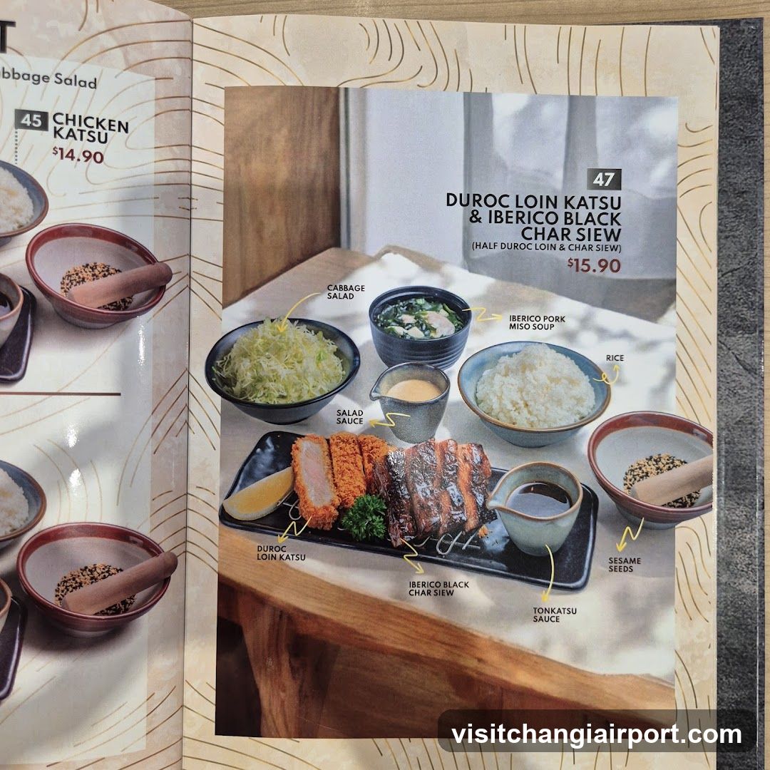 Duroc Loin Katsu & Iberico Black Char Siew Menu Page