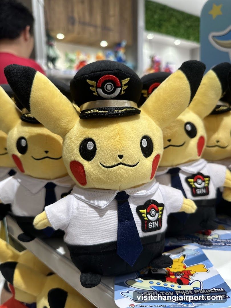 Pokemon plush toys display