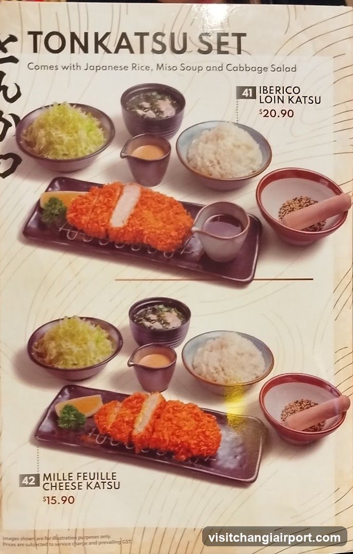 Tonkatsu Set Menu Page