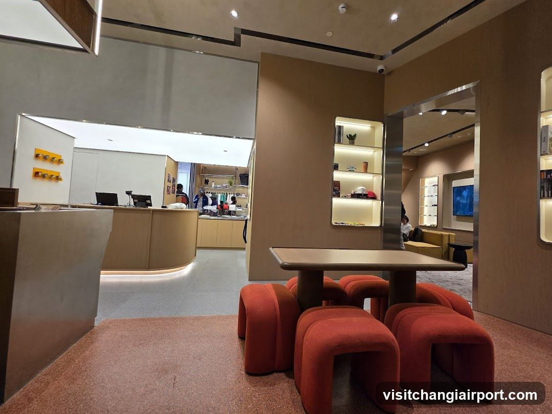 Interior of a modern retail space