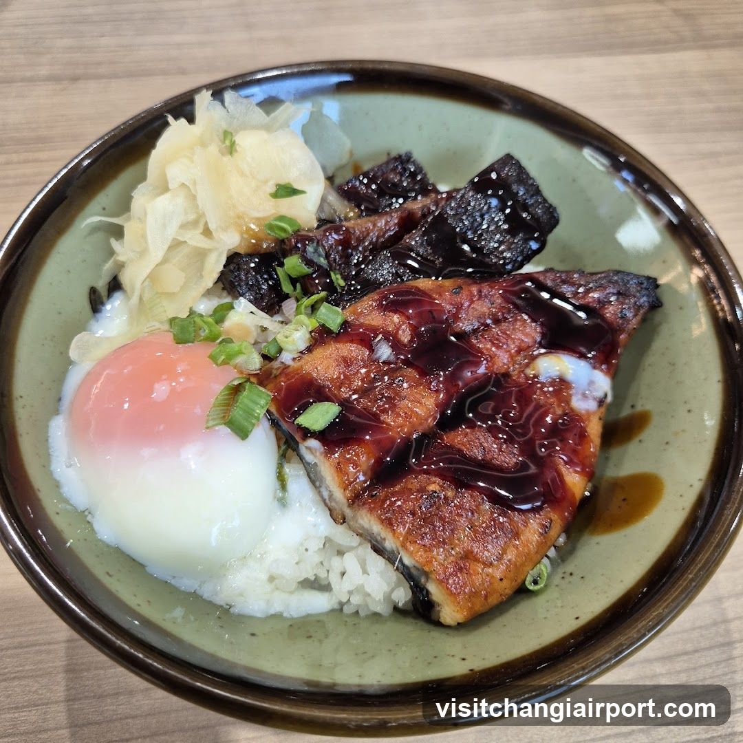 Eel Rice Bowl with Soft-Boiled Egg