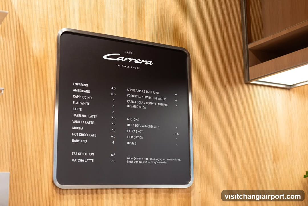 Caffè Carrera Menu Board