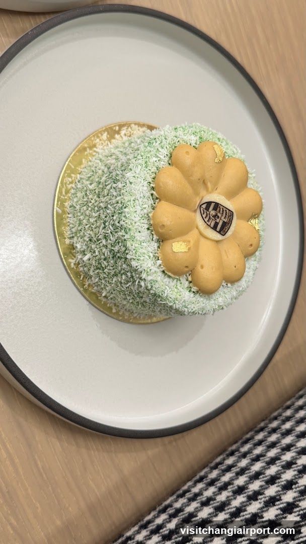 Decorated Dessert on Plate