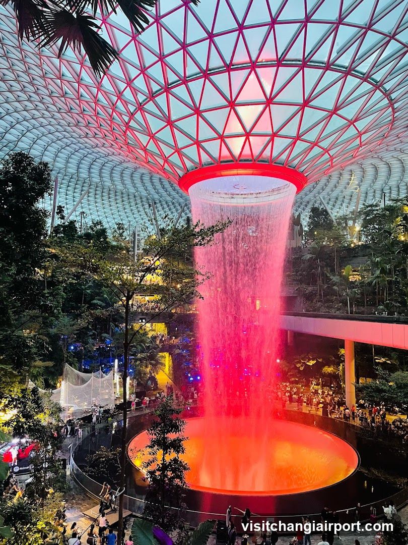 The Eureka Forest at Jewel Changi Airport
