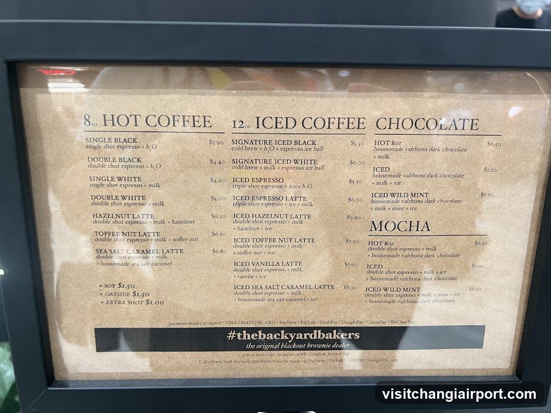 Backyard Bakers Menu Board
