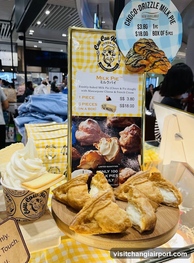 Choco-Drizzle Milk Pie Display