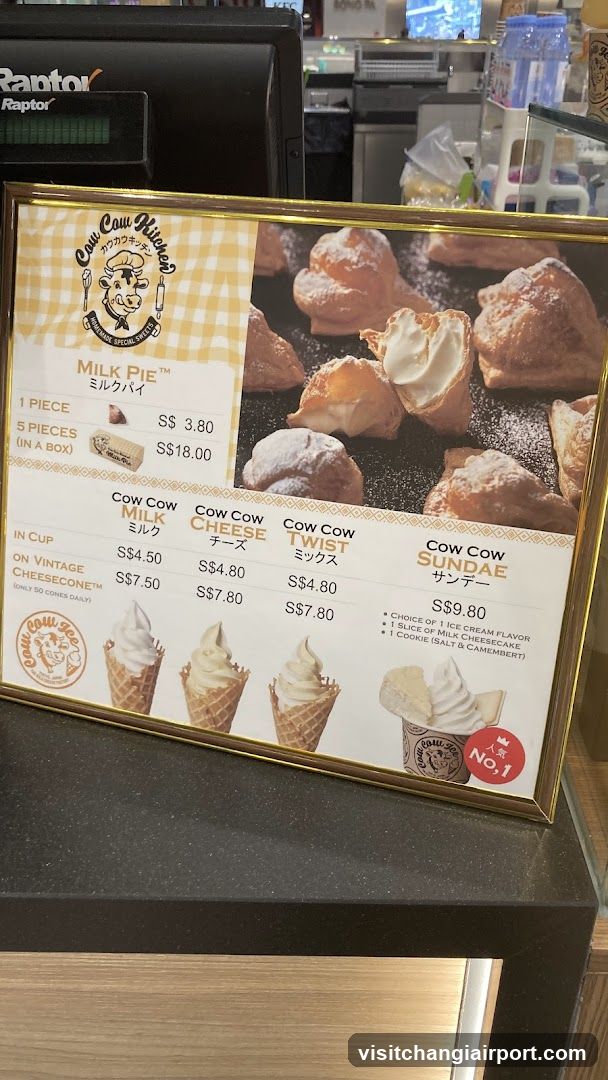 Cow Cow Kitchen Menu Display