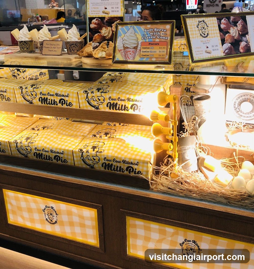 Caw Caw Kitchen Milk Pie Display