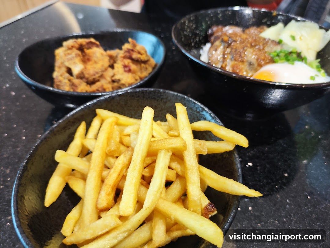 Food on a table