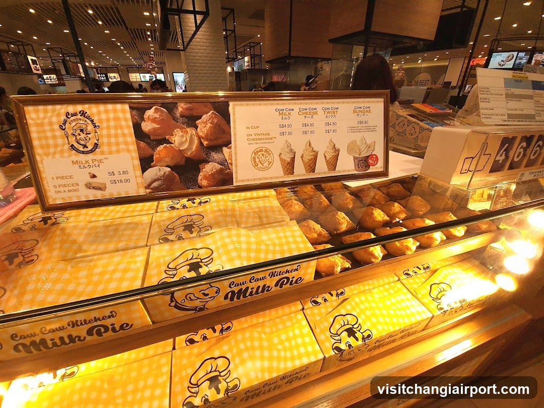 Cow Cow Kitched Milk Pie Display